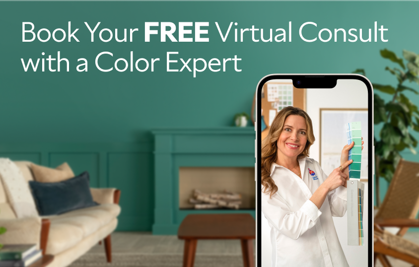 Book your free virtual color consult with a color expert.