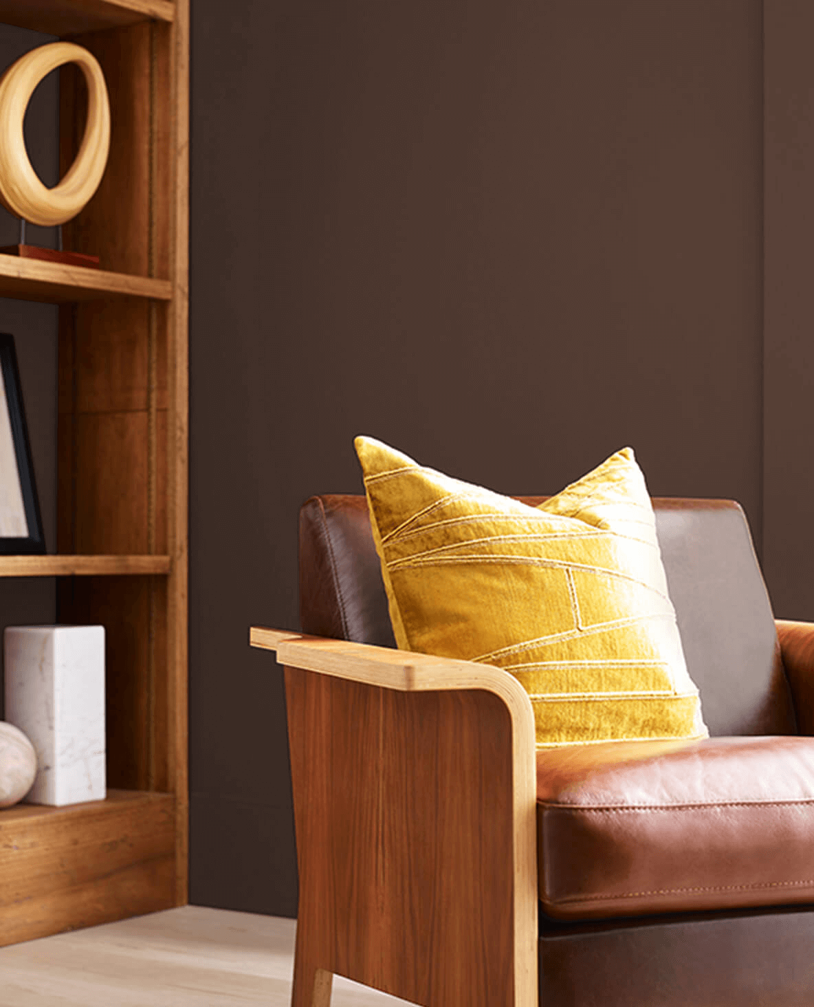 tobacco paint color sherwin williams Turkish Coffee SW 6076 | Neutral Paint Colors
