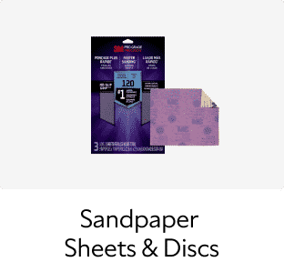Shop sandpaper sheets and discs.
