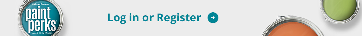 Preferred customer. PaintPerks®. From Sherwin-Williams. Log in or register.
