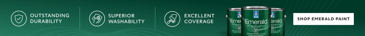 Outstanding Durability, Superior Washability, Excellent Coverage. Shop Emerald Paint. 