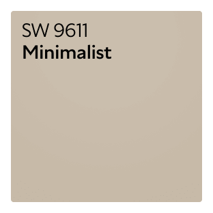 A Sherwin-Williams Color Chip for Whitetail SW 7103.