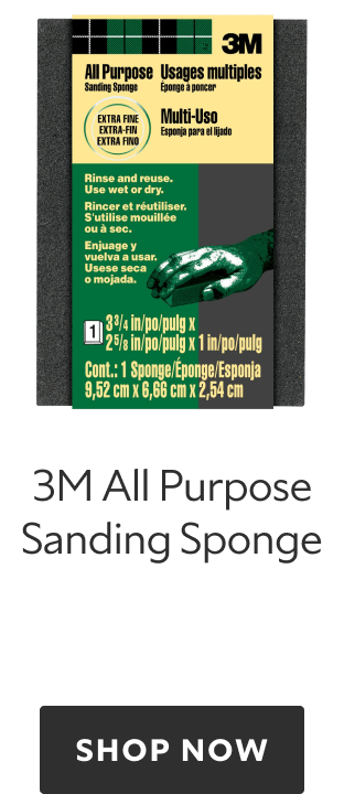 3M All Purpose Sanding Sponge, shop now.