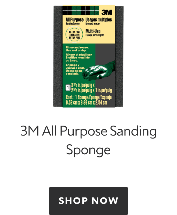 3M All Purpose Sanding Sponge, shop now.