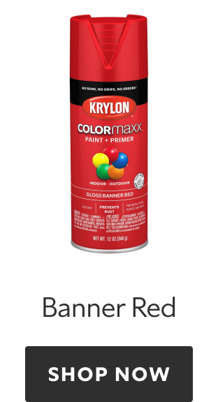 Krylon Colormaxx Banner Red. Shop now.