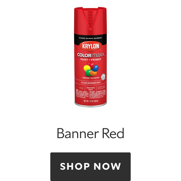 Krylon Colormaxx Banner Red. Shop now.