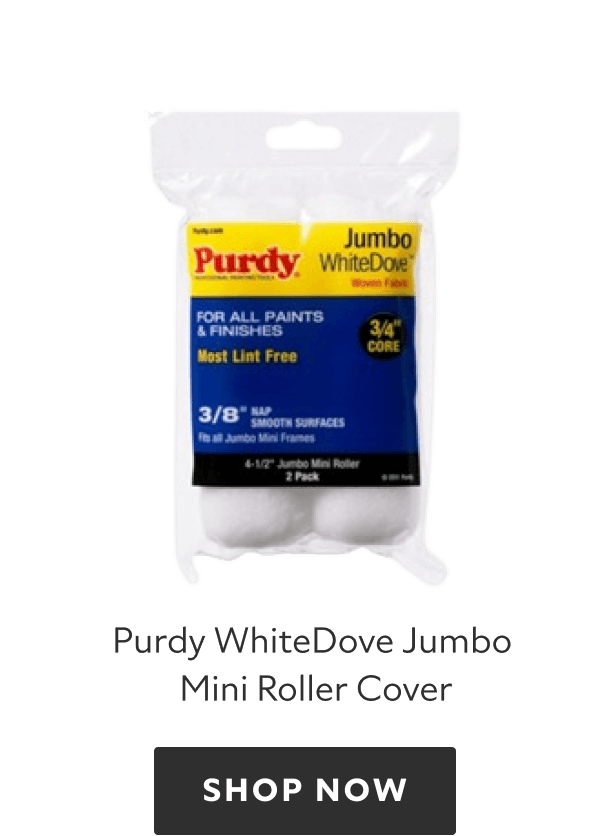Purdy WhiteDove Jumbo Mini Roller Cover. Shop now.