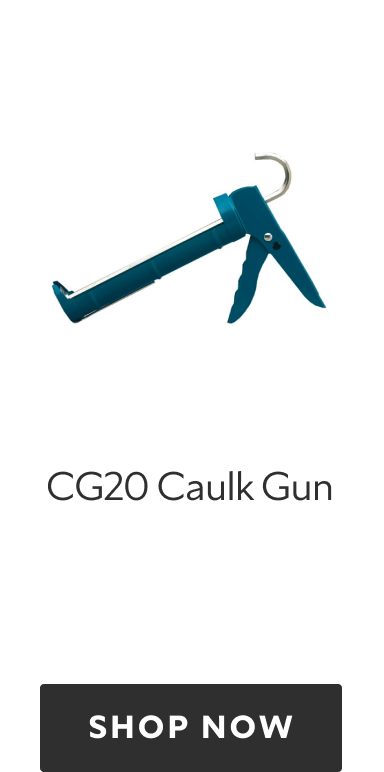 A teal CG20 caulk gun. Shop now.