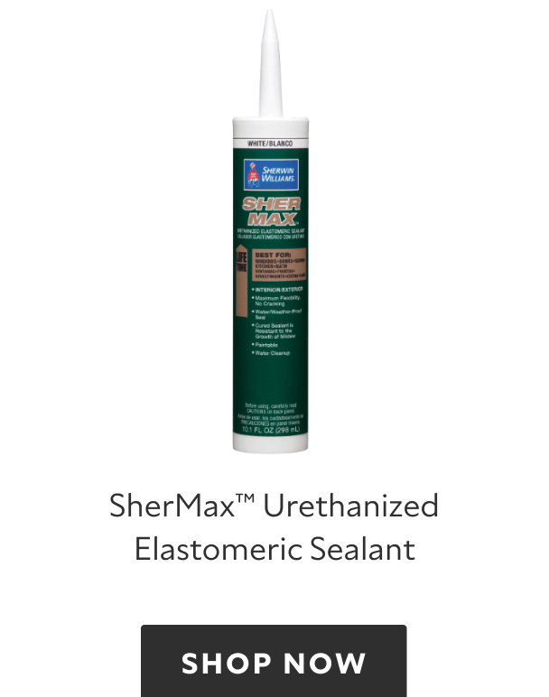 Tube of SherMax Urethanized Elastomeric Sealant. Shop now.
