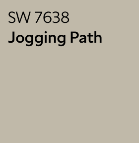 Sherwin-Williams Color Chip for Jogging Path SW 7638.