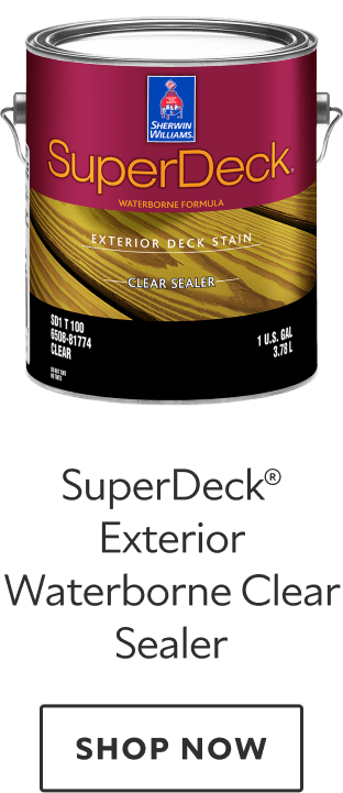 SuperDeck Exterior Waterborne Clear Sealer. Shop now.
