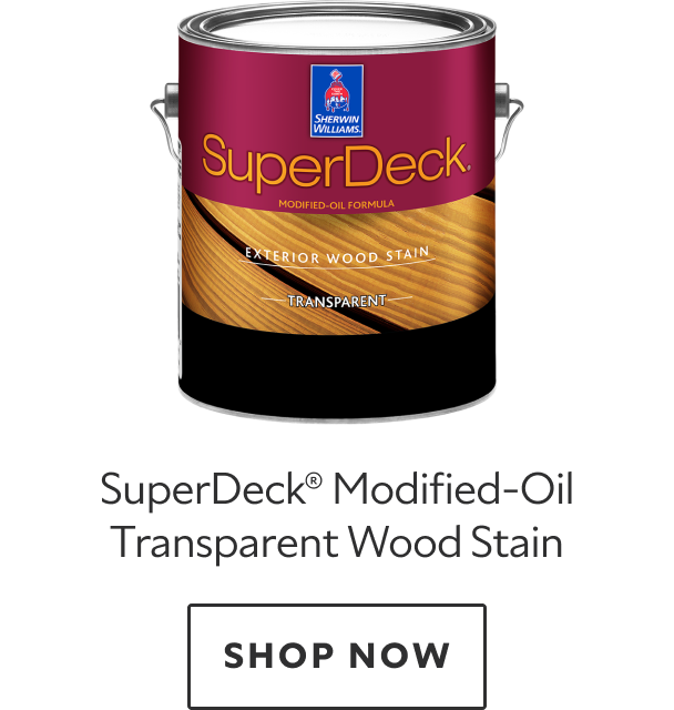 SuperDeck Modified-Oil Transparent Wood Stain. Shop now.