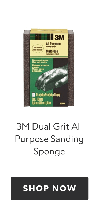 3M Dual Grit All Purpose Sanding Sponge, shop now.