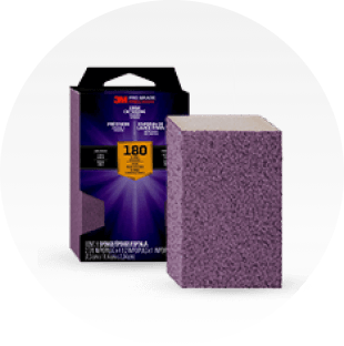 Purple sanding sponges.