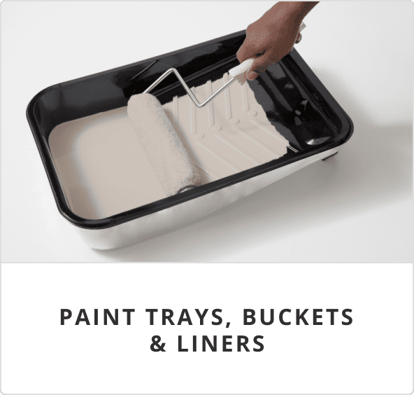 Paint trays, buckets and liners.