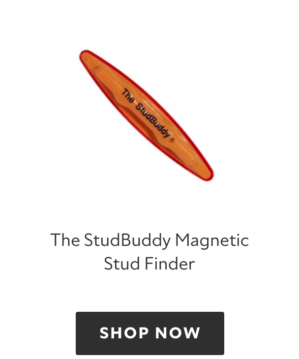 The StudBuddy Magnetic Stud Finder. Shop now.
