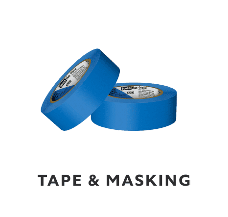 Blue painter's tape and masking.