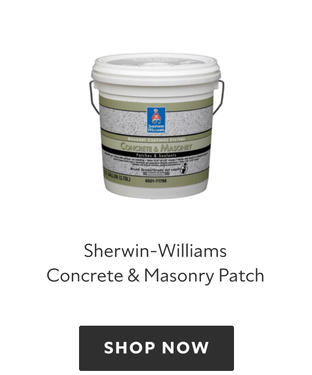 Sherwin-Williams Concrete & Masonry Patch. Shop now.