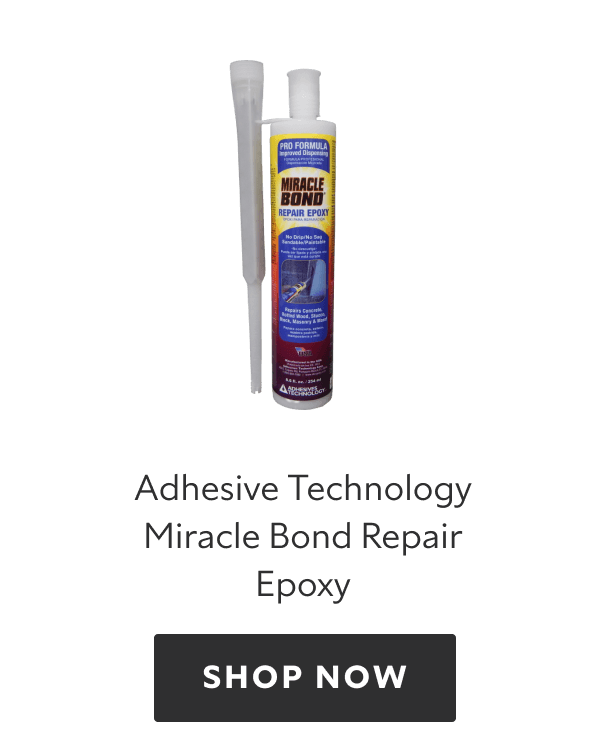 Adhesive Technology Miracle Bond Repair Epoxy. Shop now.