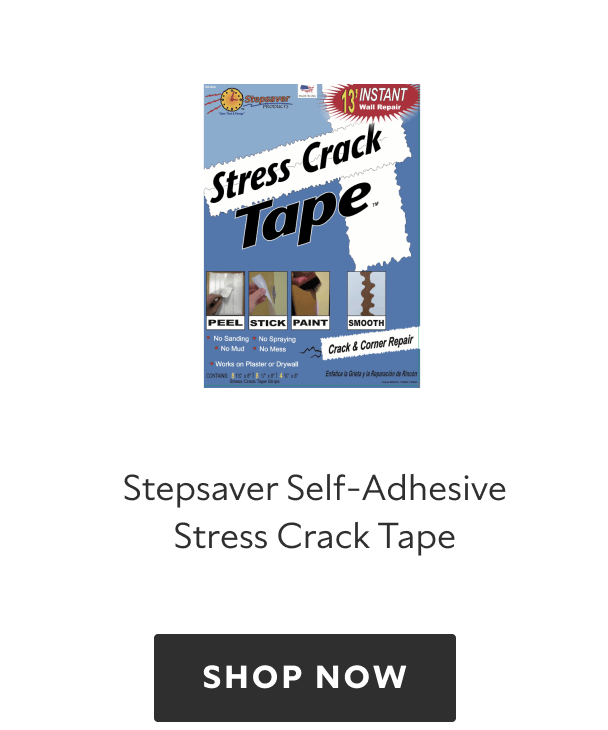 Stepsaver Self-Adhesive Stress Crack Tape. Shop now.
