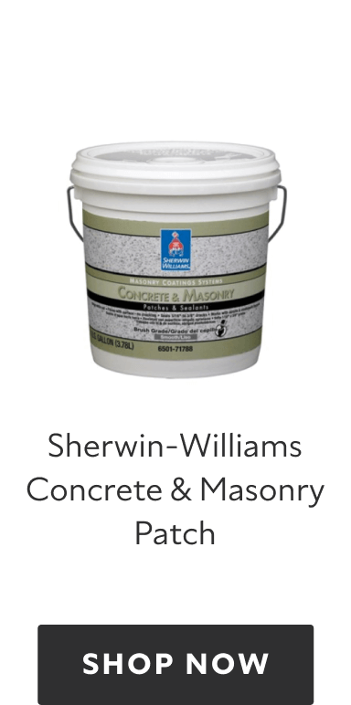 Sherwin-Williams Concrete & Masonry Patch. Shop now.