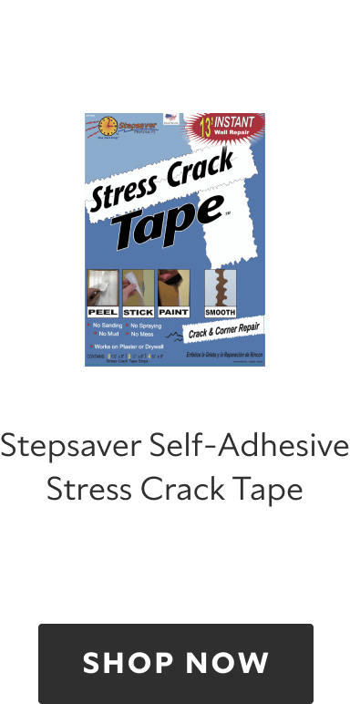 Stepsaver Self-Adhesive Stress Crack Tape. Shop now.
