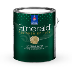 Sherwin Williams Emerald Designer Edition Interior Latex Paint.