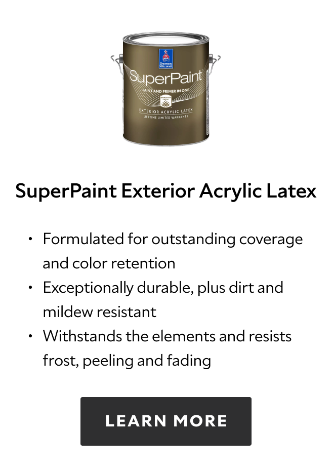 The SuperPaint® Product Family SherwinWilliams
