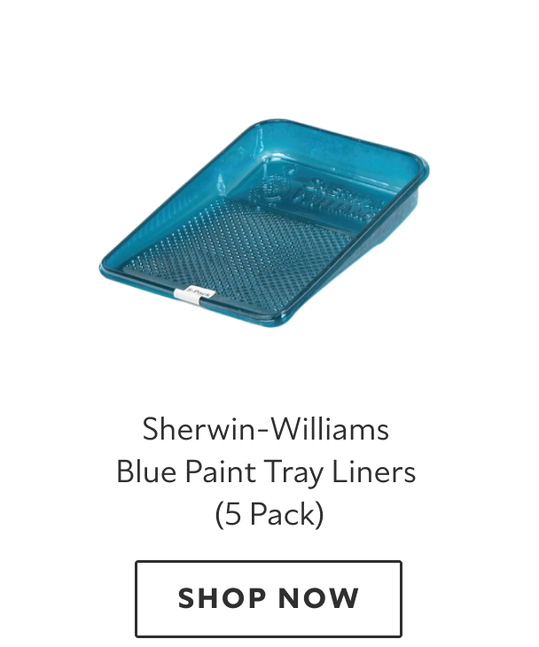 Sherwin-Williams blue paint tray liners, 5 pack.