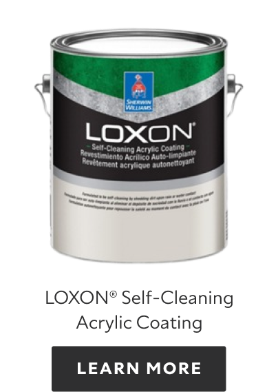 Loxon Self-Cleaning Acrylic Coating. Learn more.