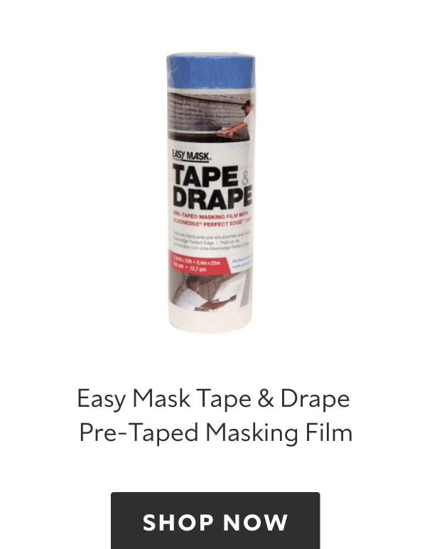 Easy Mask Tape and Drape Pre Taped Masking Film, shop now.
