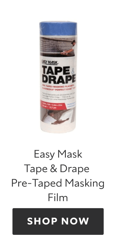 Easy Mask Tape and Drape Pre Taped Masking Film, shop now.