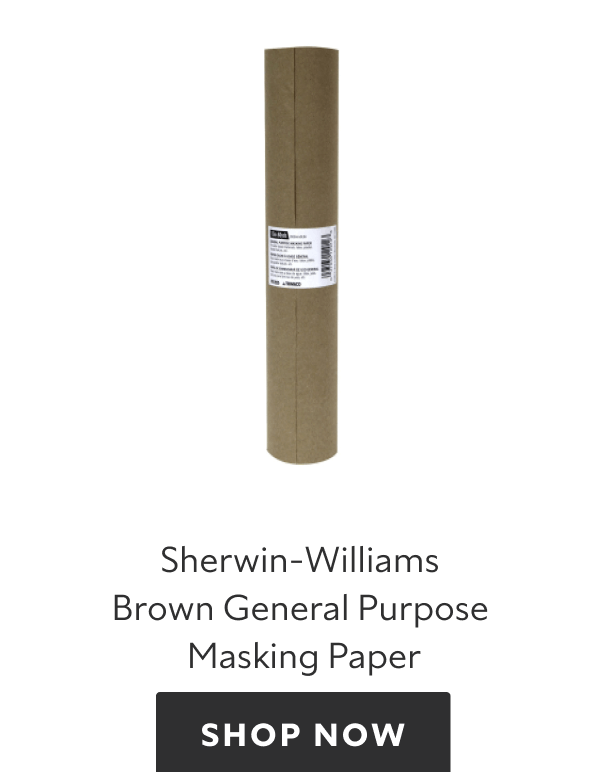 Sherwin Williams Brown General Purpose Masking Paper, shop now.