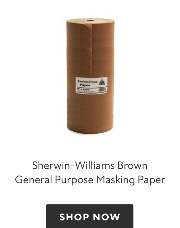 Sherwin Williams Brown General Purpose Masking Paper, shop now.