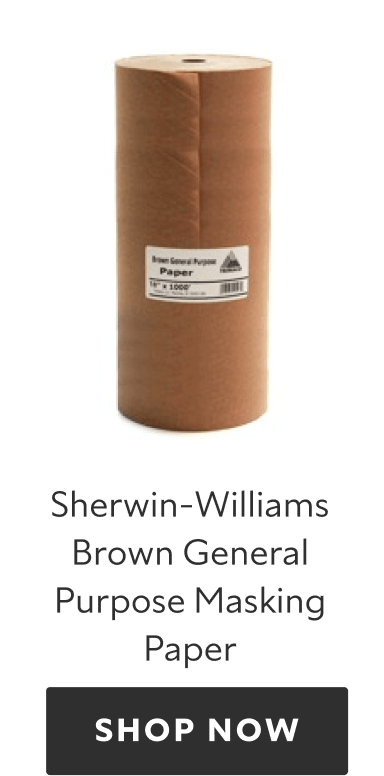 Sherwin Williams Brown General Purpose Masking Paper, shop now.