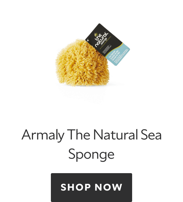 Armaly The Natural Sea Sponge. Shop Now.