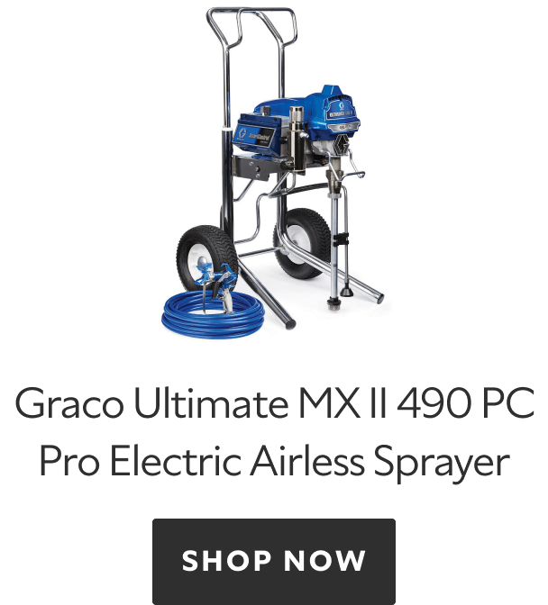 Graco Ultimate MX II 490 PC Pro Electric Airless Sprayer. Shop now.