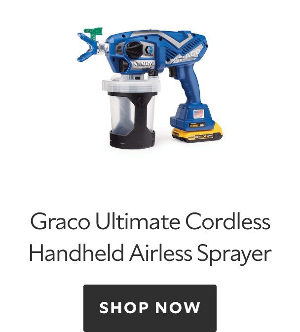 Graco Ultimate Cordless Handheld Airless Sprayer. Shop now.