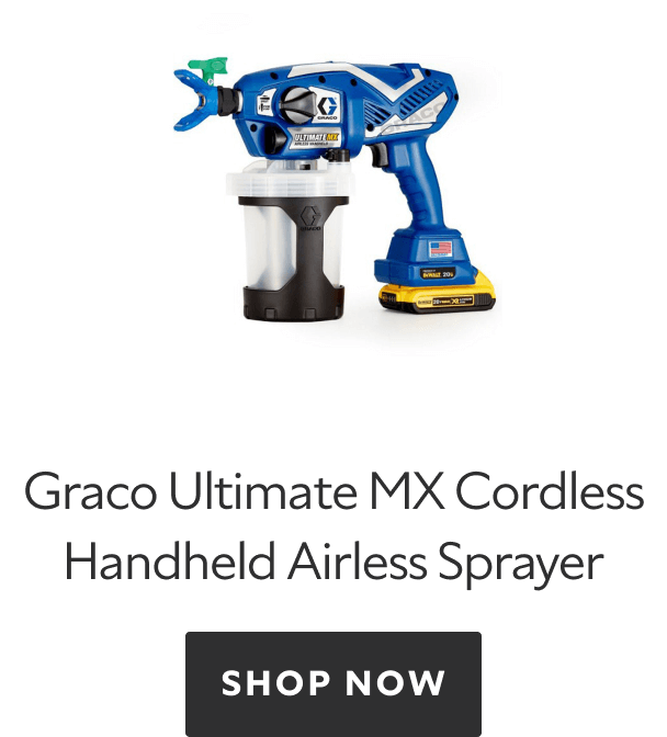 Graco Ultimate MX Cordless Handheld Airless Sprayer. Shop now.