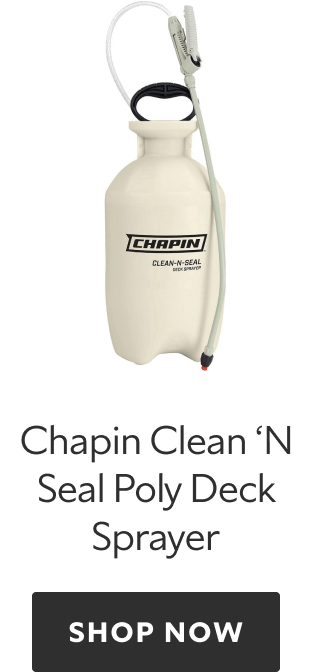 Chapin Clean 'N Seal Poly Deck Sprayer. Shop now.