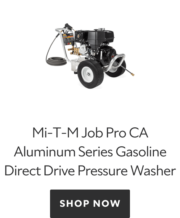 Mi-T-M Job Pro CA Aluminum Series Gasoline Direct Drive Pressure Washer. Shop now.