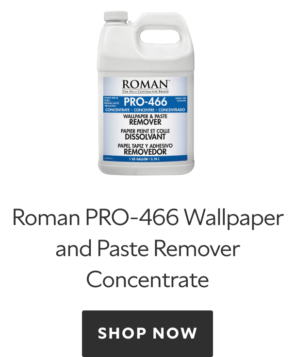 Roman PRO-466 Wallpaper and Paste Remover Concentrate. Shop now.