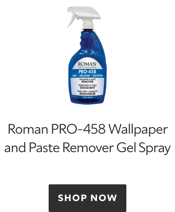 Roman PRO-458 Wallpaper and Paste Remover Gel Spray. Shop now.