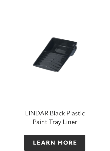 LINDAR Black Plastic Paint Tray Liner, learn more.