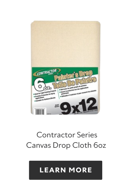 Contractor Series Canvas Drop Cloth 6oz, learn more.