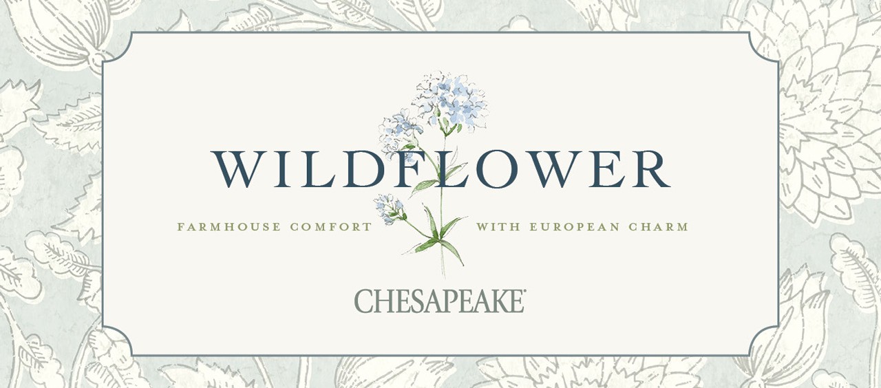 Chesapeake wallpaper collection, wildflower.