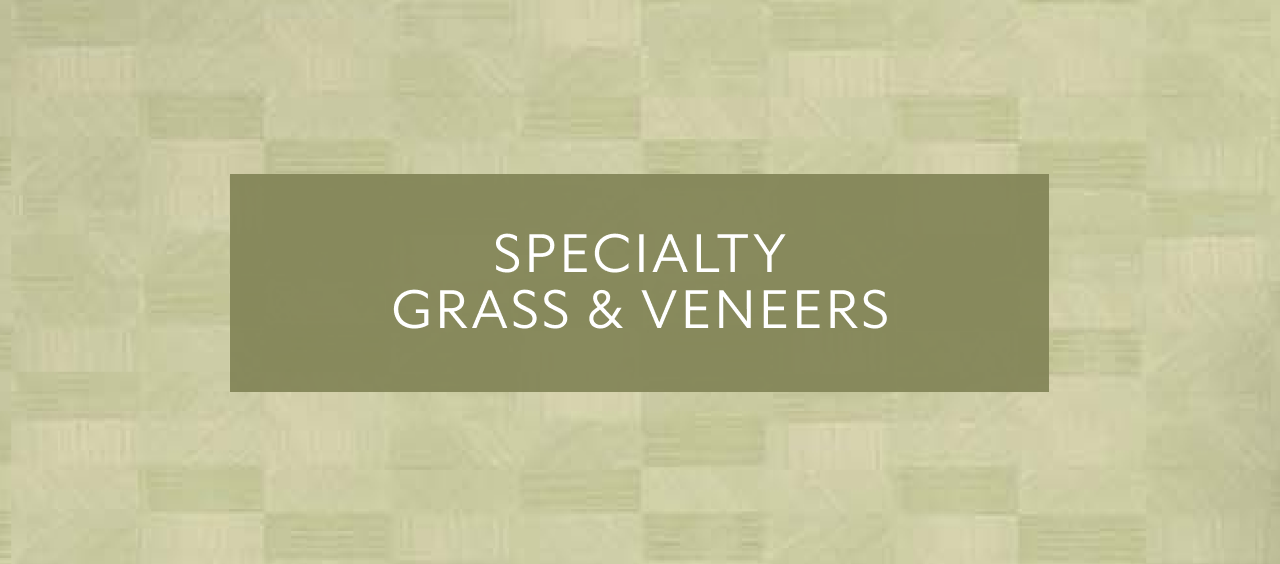 Wallquest wallpaper. Specialty Grass and Veneers Collection.