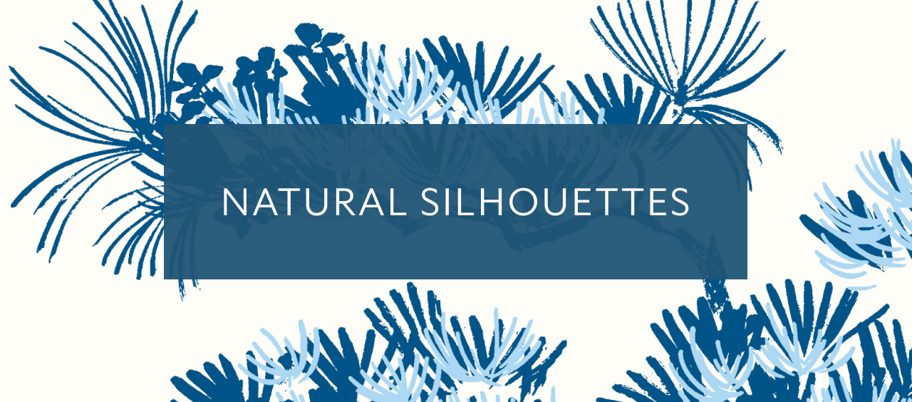 Wallquest Wallpaper Natural Silhouettes Collection.