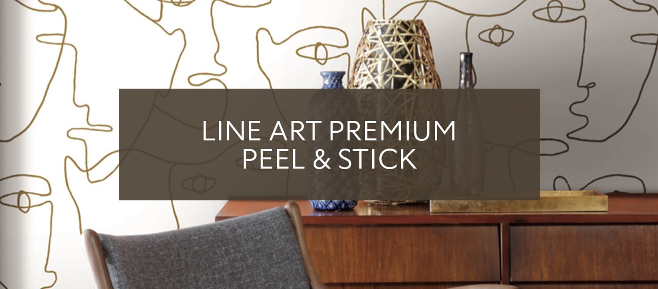Line Art Premium Peel and Stick.