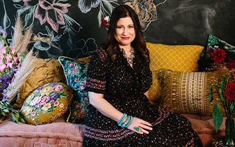 Charlotte-based artist and author Bari J. Ackerman, known for her playful use of bold prints, patterns and colors in her interior designs, took a moment to answer some of our burning questions about her work, where she finds inspiration, and the modern maximalist movement.